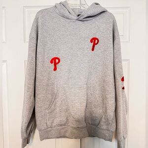 Classic Gray Phillies Hoodie
